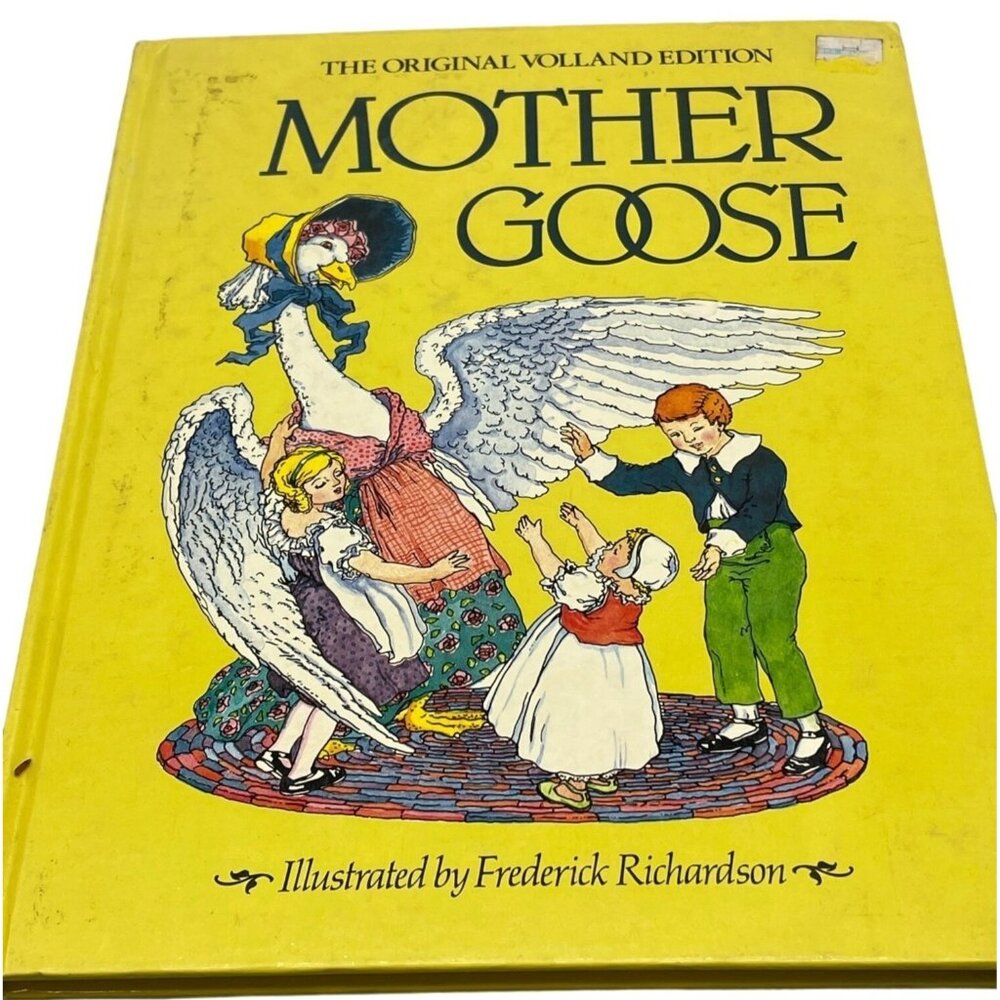 mother goose volland edition 1984 crown English children nursery books READ